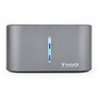 TooQ TQDS-805G Docking Station 2.5' / 3.5' para HDD/SSD SATA, USB 3.0, Clonación de Discos, hasta 8TB, Plug & Play, Windows/Mac/Linux